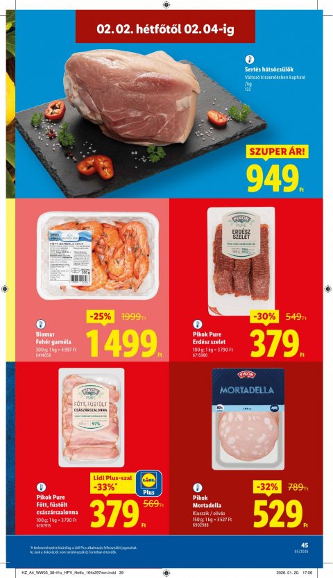 LIDL akciós újság