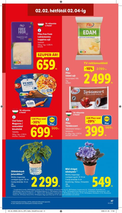 LIDL akciós újság