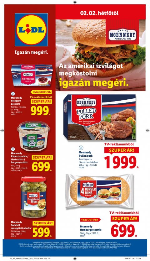 LIDL akciós újság