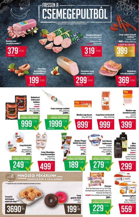 COOP országos akciós újság