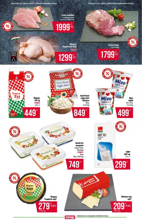 COOP Alföld akciós újság