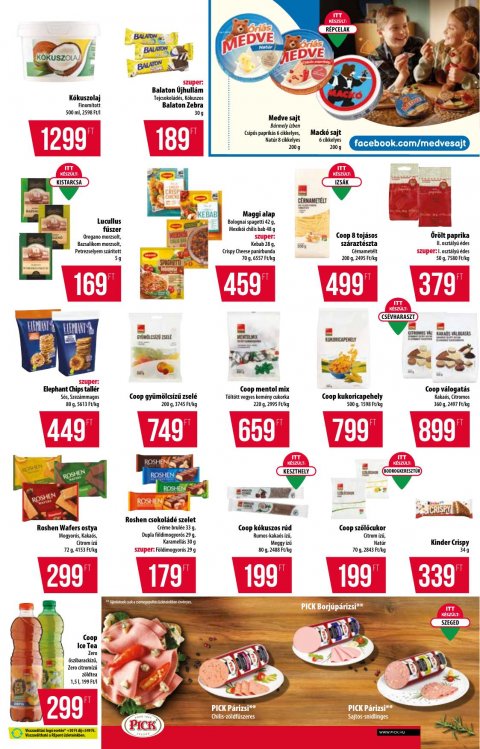 COOP Alföld akciós újság