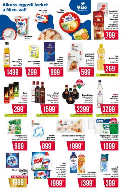 COOP Alföld akciós újság