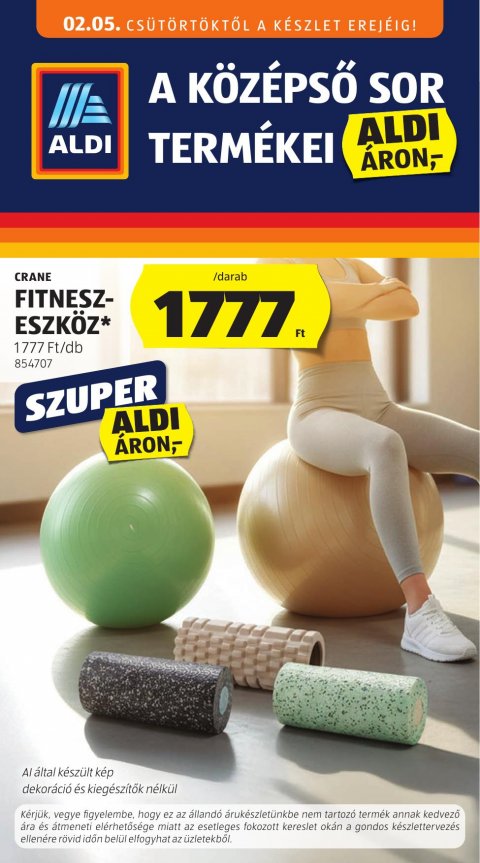ALDI Középső sor akciós újság od 5. 2. 2026 do 5. 2. 2026