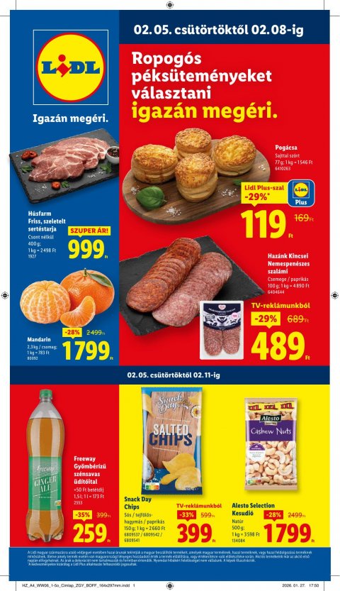 LIDL akciós újság od 5. 2. 2026 do 11. 2. 2026