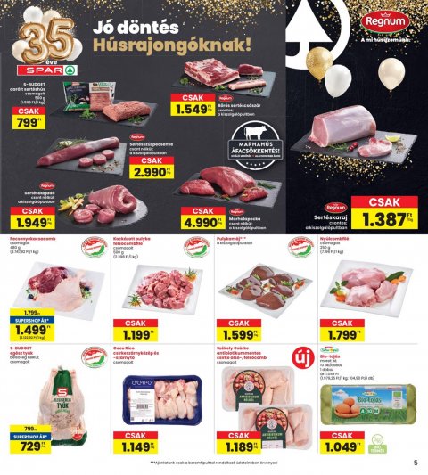 INTERSPAR akciós újság