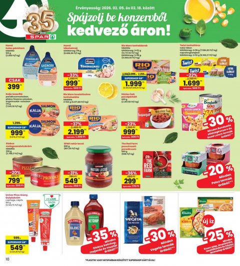 INTERSPAR akciós újság