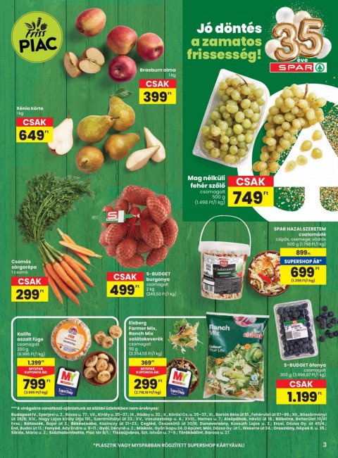 SPAR akciós újság