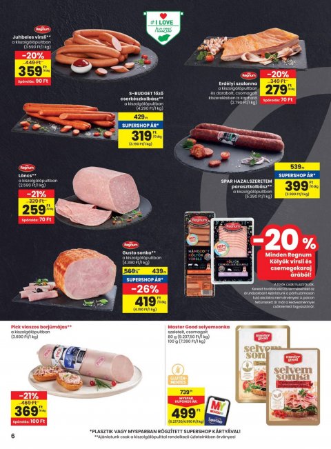 SPAR akciós újság