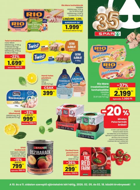 SPAR akciós újság