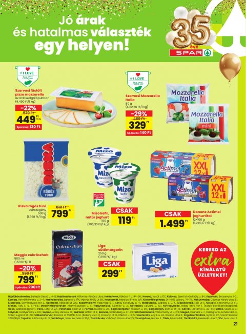 SPAR Extra akciós újság
