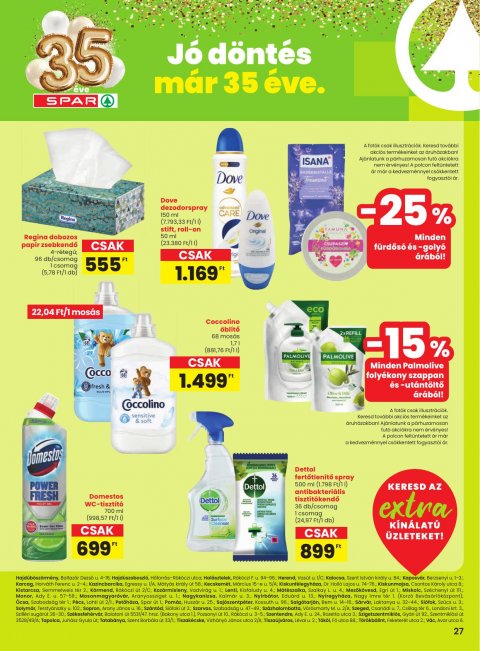 SPAR Extra akciós újság