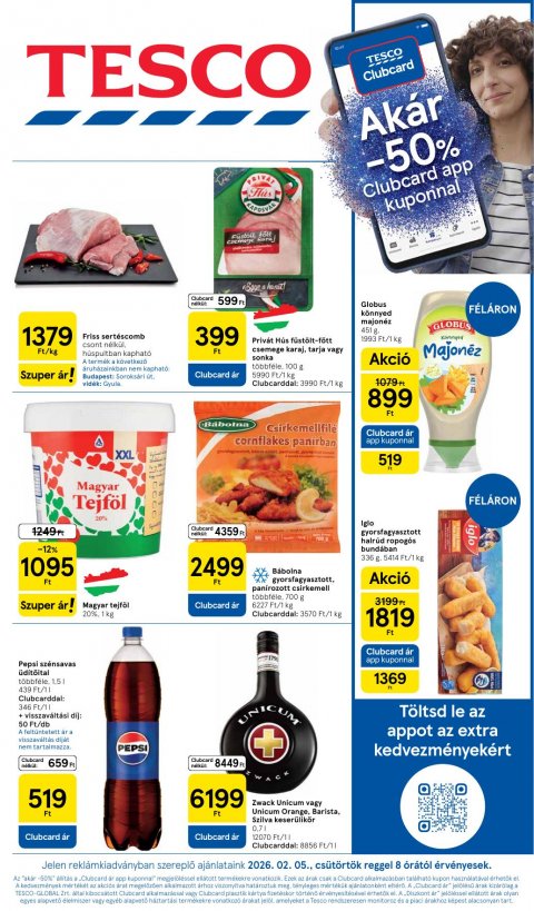 TESCO Hipermarket akciós újság