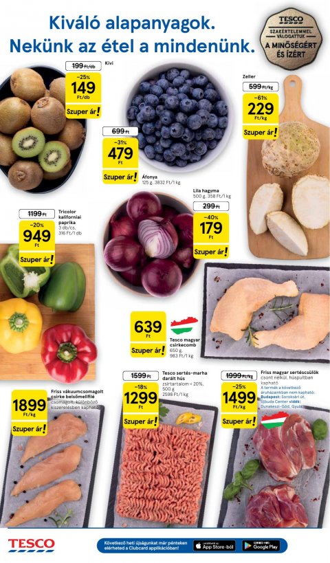TESCO Hipermarket akciós újság