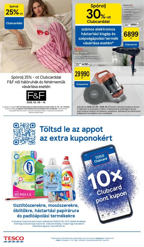 TESCO Hipermarket akciós újság
