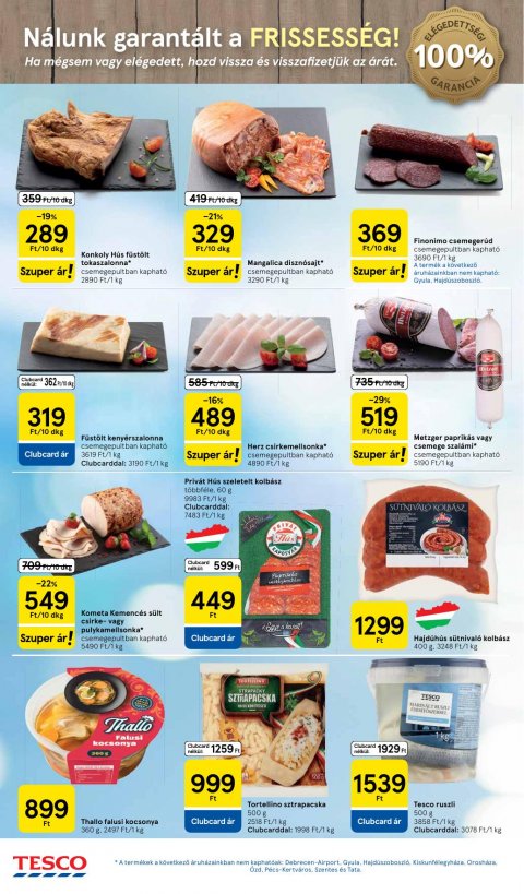 TESCO Hipermarket akciós újság