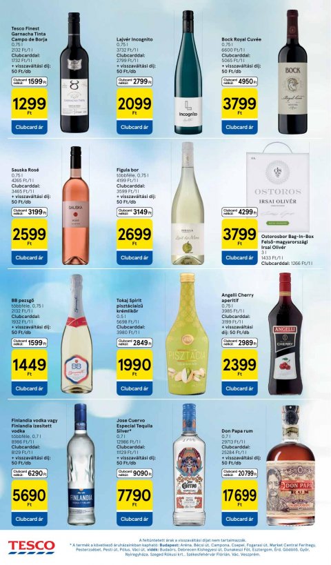 TESCO Hipermarket akciós újság