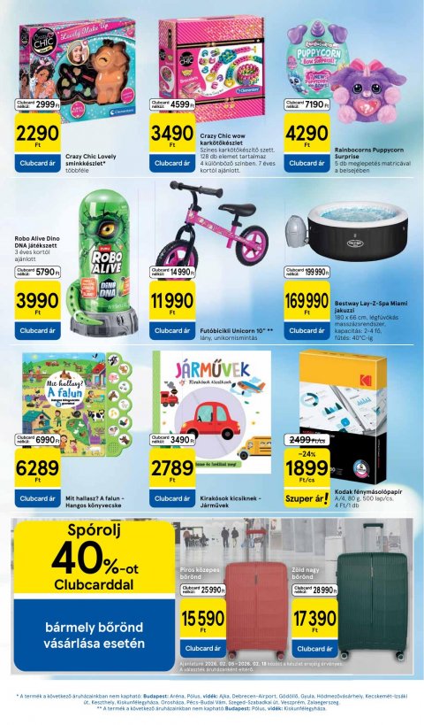 TESCO Hipermarket akciós újság