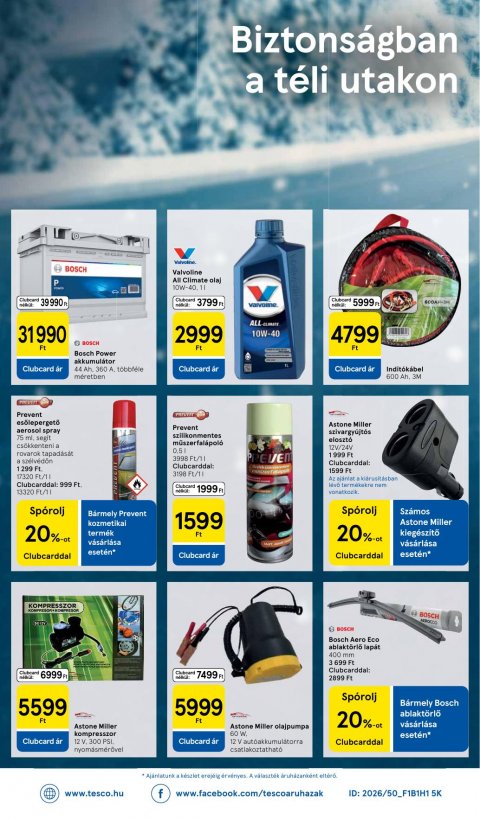 TESCO Hipermarket akciós újság