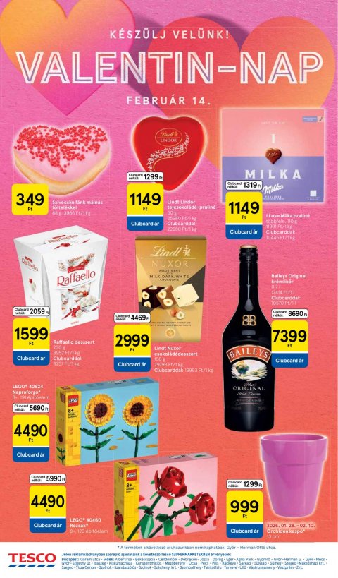 TESCO Szupermarket akciós újság