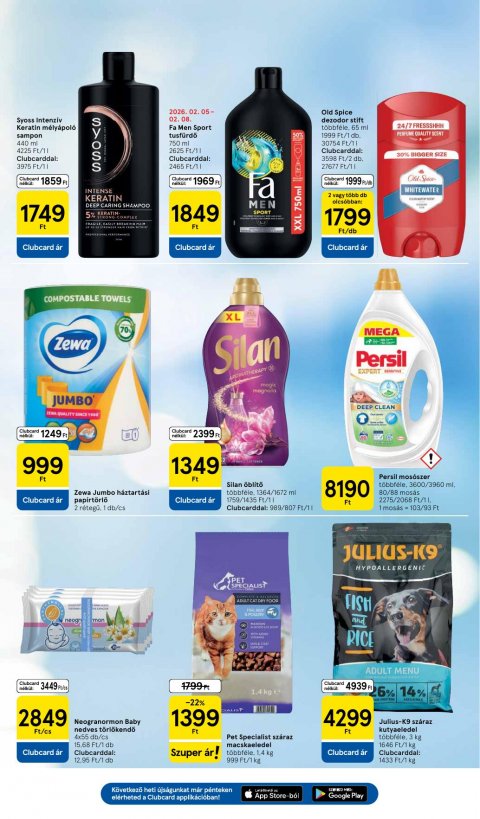 TESCO Szupermarket akciós újság