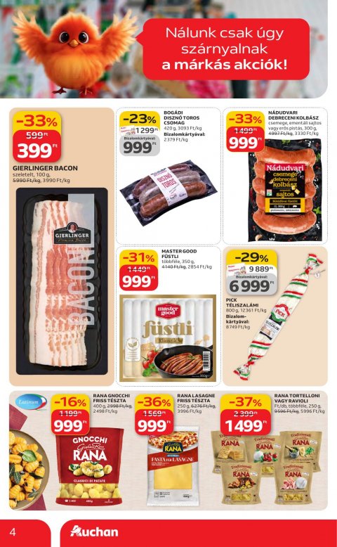 AUCHAN Hipermarket Kedvenc Márkáink akciós újság