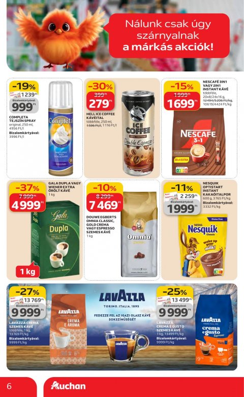 AUCHAN Hipermarket Kedvenc Márkáink akciós újság