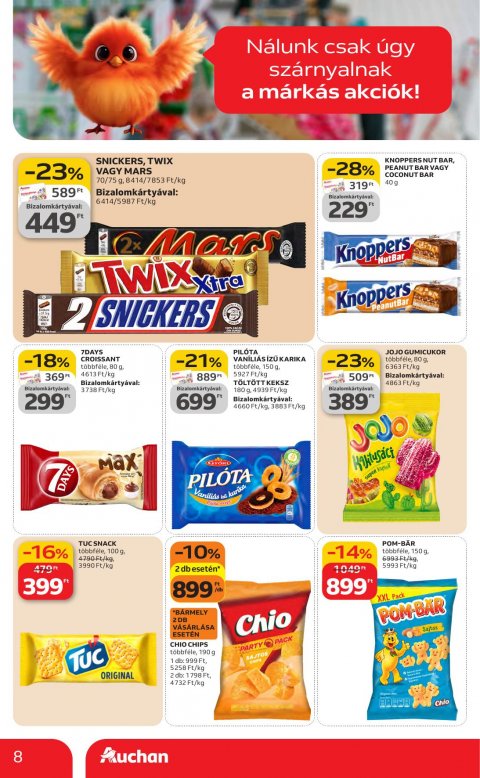 AUCHAN Hipermarket Kedvenc Márkáink akciós újság