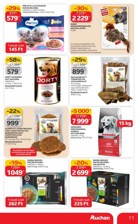 AUCHAN Hipermarket Kedvenc Márkáink akciós újság