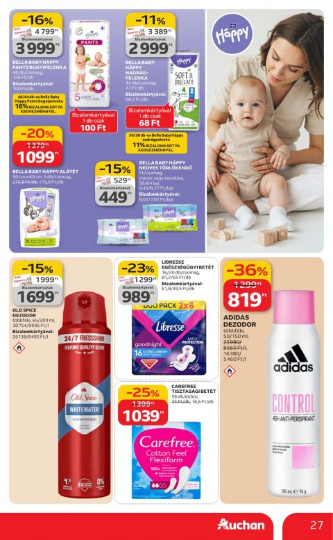 AUCHAN Hipermarket Kedvenc Márkáink akciós újság