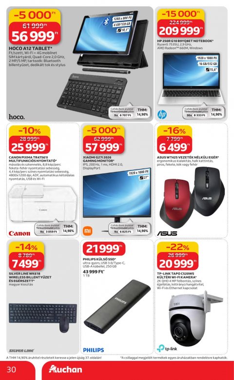 AUCHAN Hipermarket Kedvenc Márkáink akciós újság