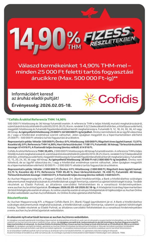 AUCHAN Hipermarket Kedvenc Márkáink akciós újság