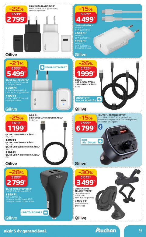 AUCHAN Hipermarket Qilive akciós újság