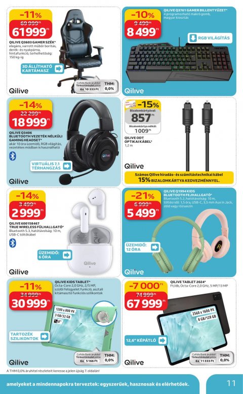 AUCHAN Hipermarket Qilive akciós újság