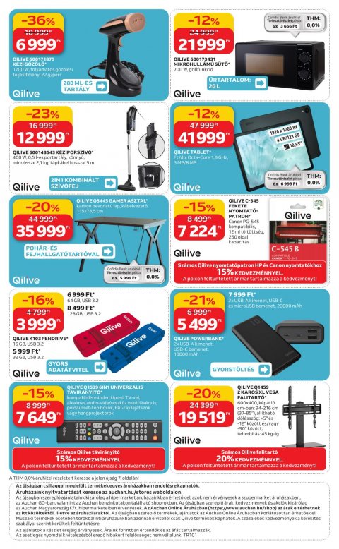 AUCHAN Hipermarket Qilive akciós újság