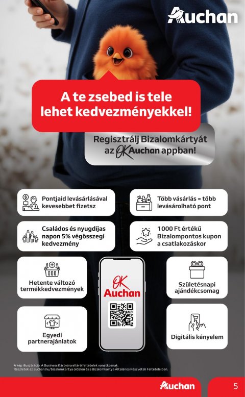 AUCHAN Hipermarket Valentin nap akciós újság