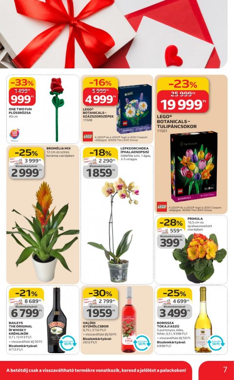 AUCHAN Hipermarket Valentin nap akciós újság
