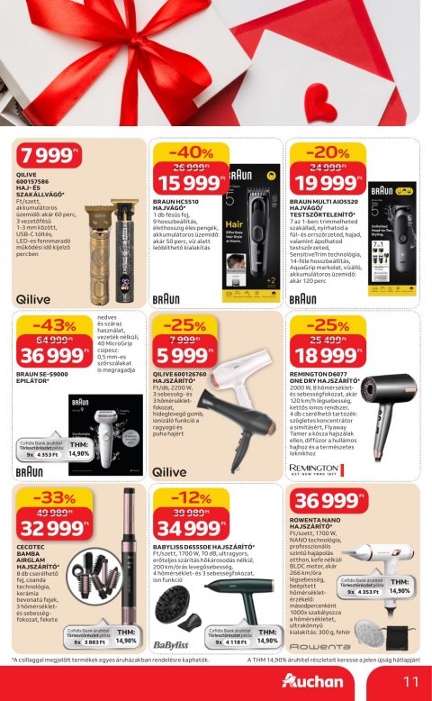 AUCHAN Hipermarket Valentin nap akciós újság