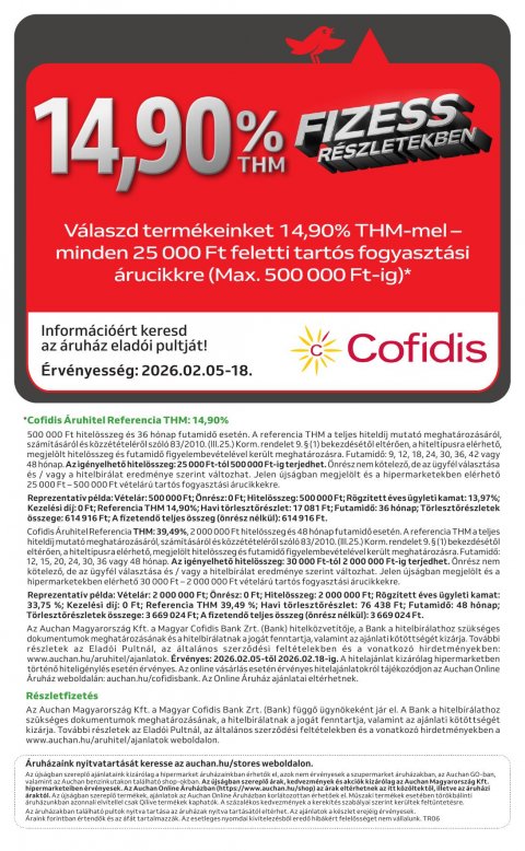 AUCHAN Hipermarket Valentin nap akciós újság