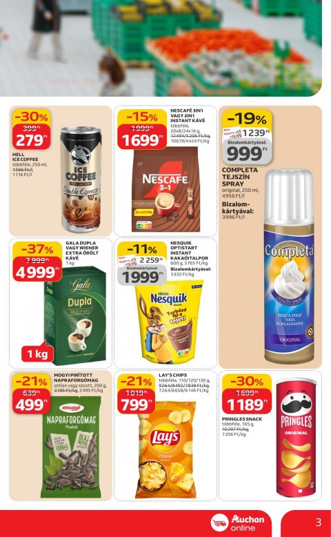 AUCHAN Szupermarket Kéthetes akciós újság