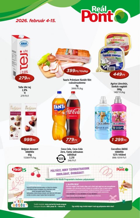 REAL Pont akciós újság od 4. 2. 2026 do 15. 2. 2026