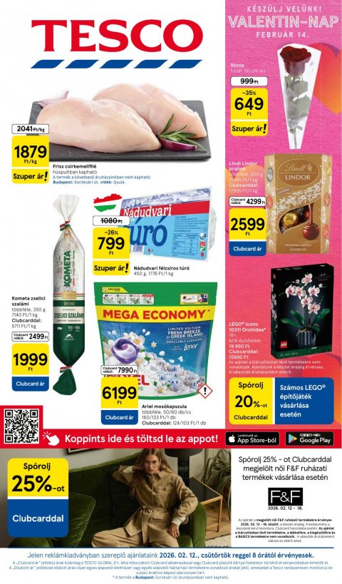 TESCO Hipermarket akciós újság od 12. 2. 2026 do 18. 2. 2026