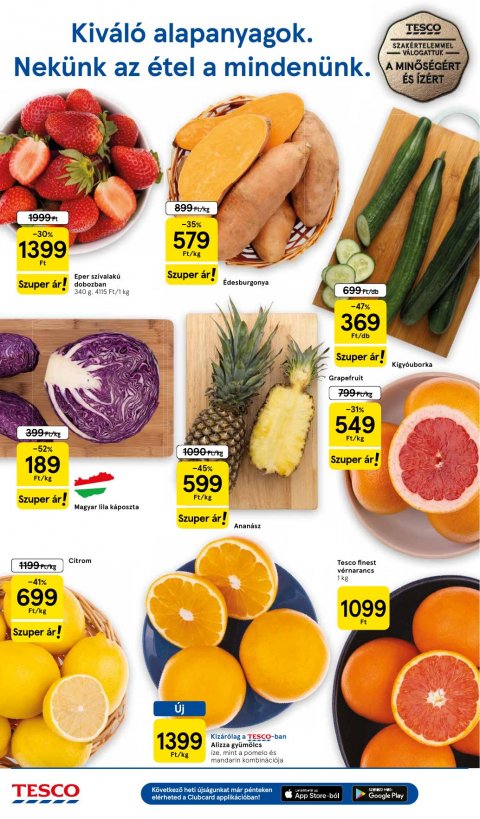 TESCO Hipermarket akciós újság