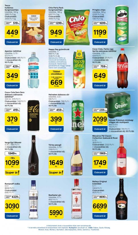 TESCO Hipermarket akciós újság