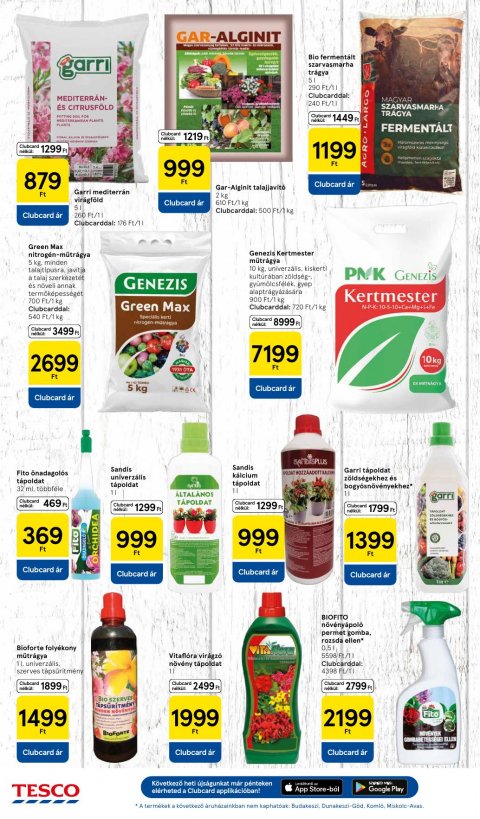 TESCO Hipermarket akciós újság