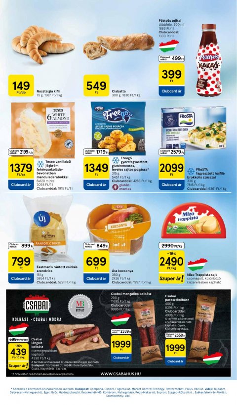 TESCO Hipermarket akciós újság