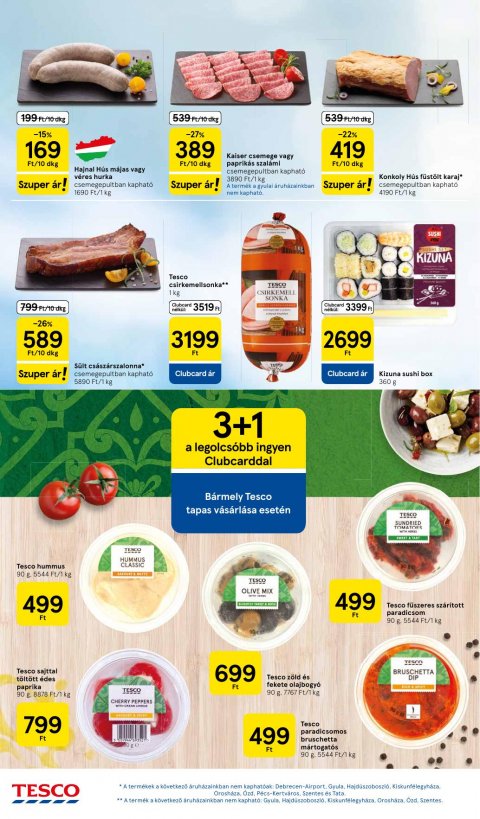 TESCO Hipermarket akciós újság