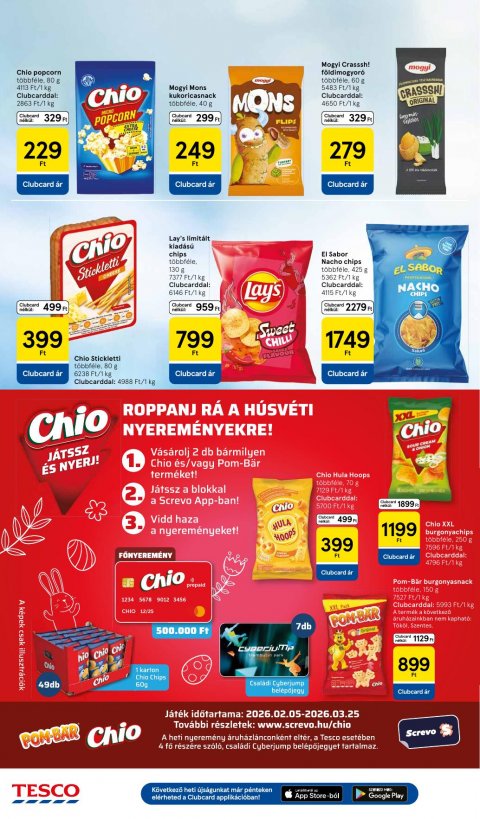 TESCO Hipermarket akciós újság