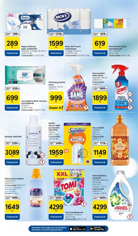 TESCO Hipermarket akciós újság