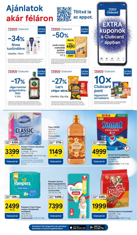 TESCO Szupermarket akciós újság